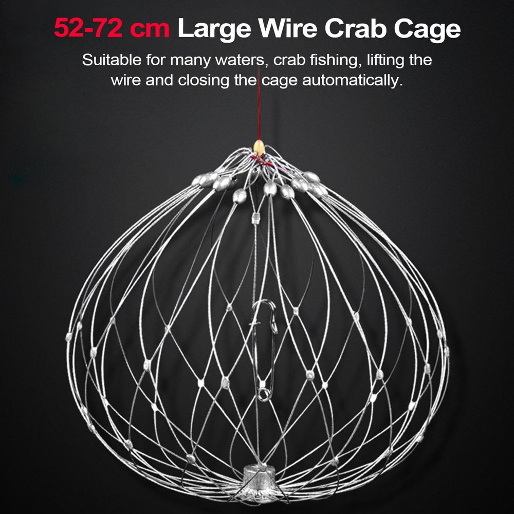 Shakven Crab Net oversized-bait-pins; enhanced attraction for seafood