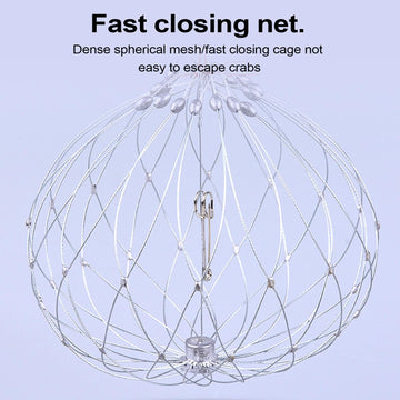 Shakven crab net available in 52, 62, or 72 cm sizes.