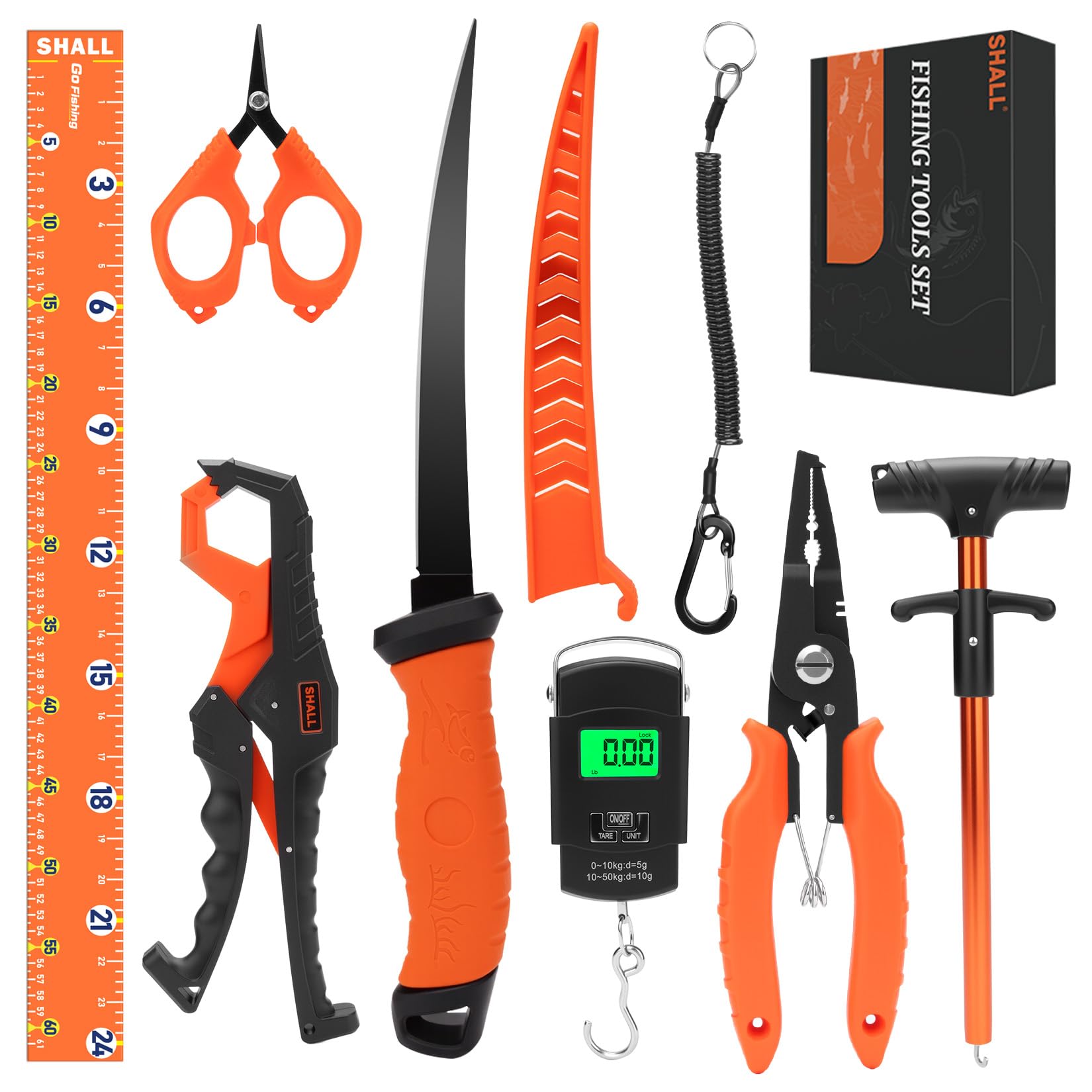 SHALL fishing pliers 7.25 inches for durable saltwater tackle tasks
