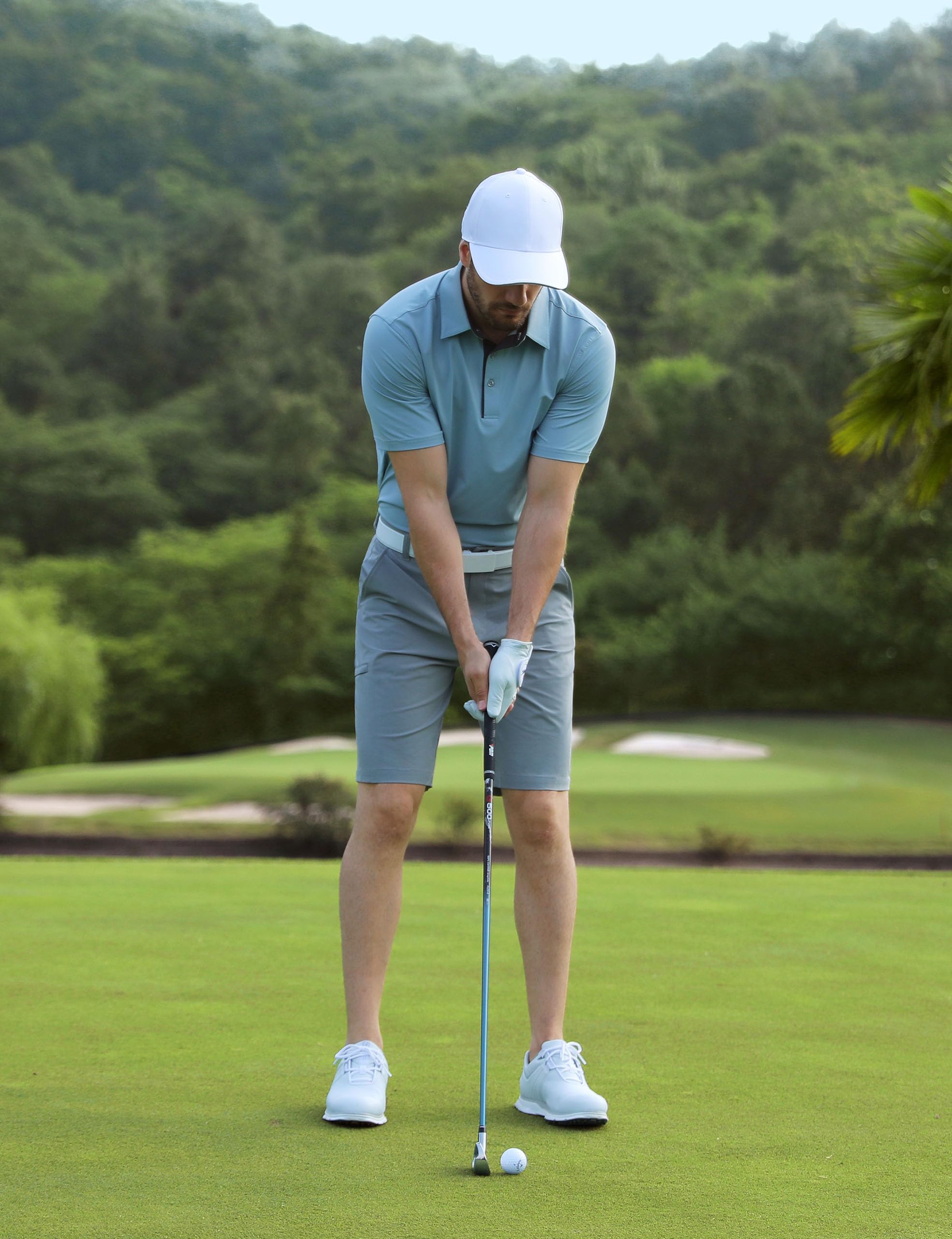 Shallowlulu shorts feature water-repellent fabric for light rain days