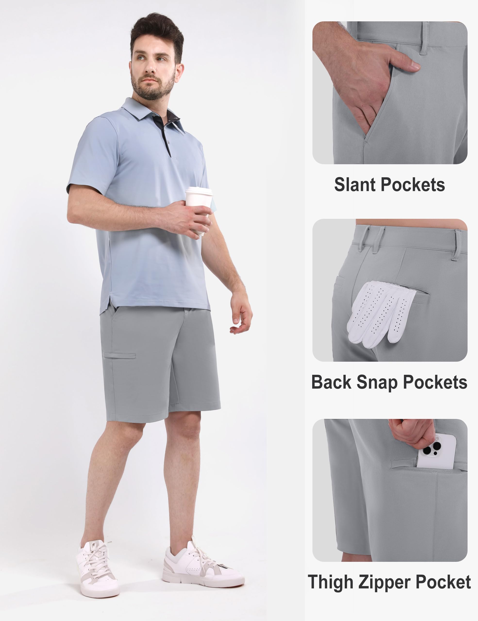 Shallowlulu wrinkle-resistant fit supports a neat look from desk to course