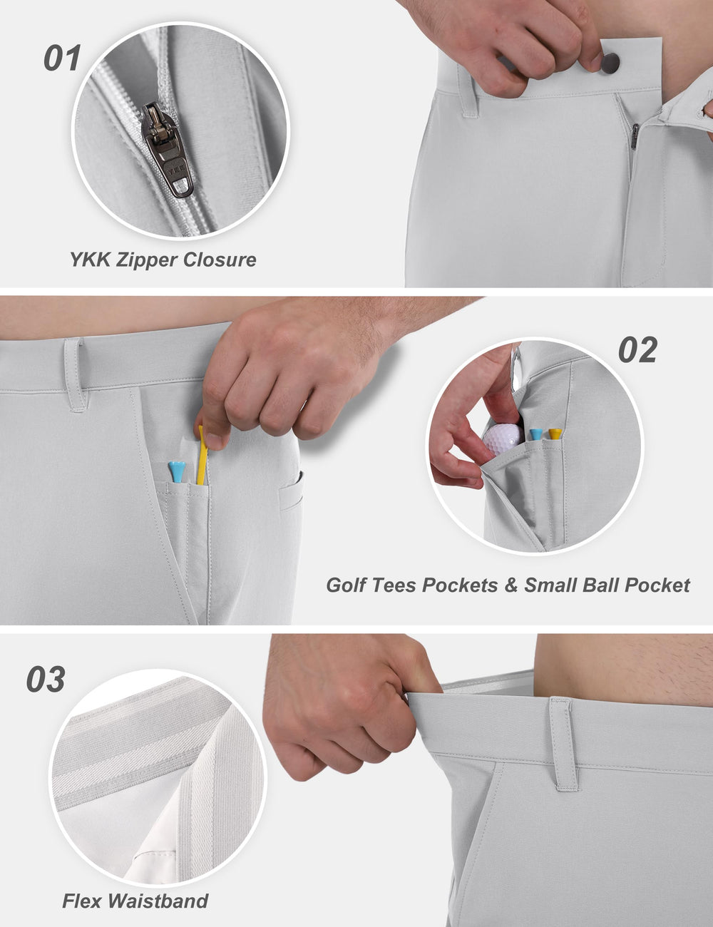 Shallowlulu shorts featuring YKK zip fly for secure closure during active wear