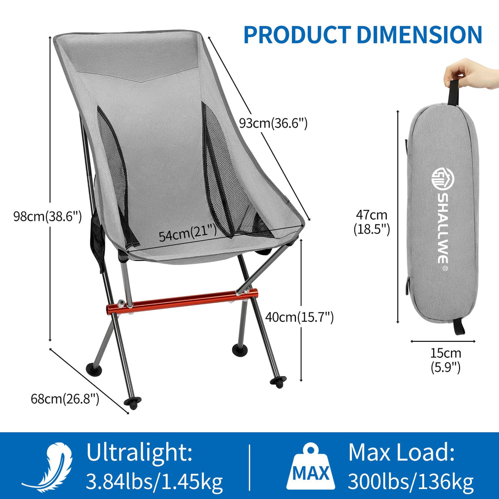 Shallwe high-back chair with built-in pillow provides neck and back support