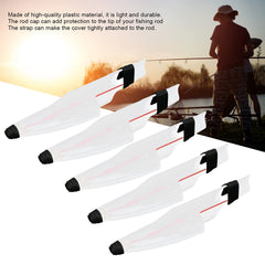Telescopic tip cap mounted on fishing rod