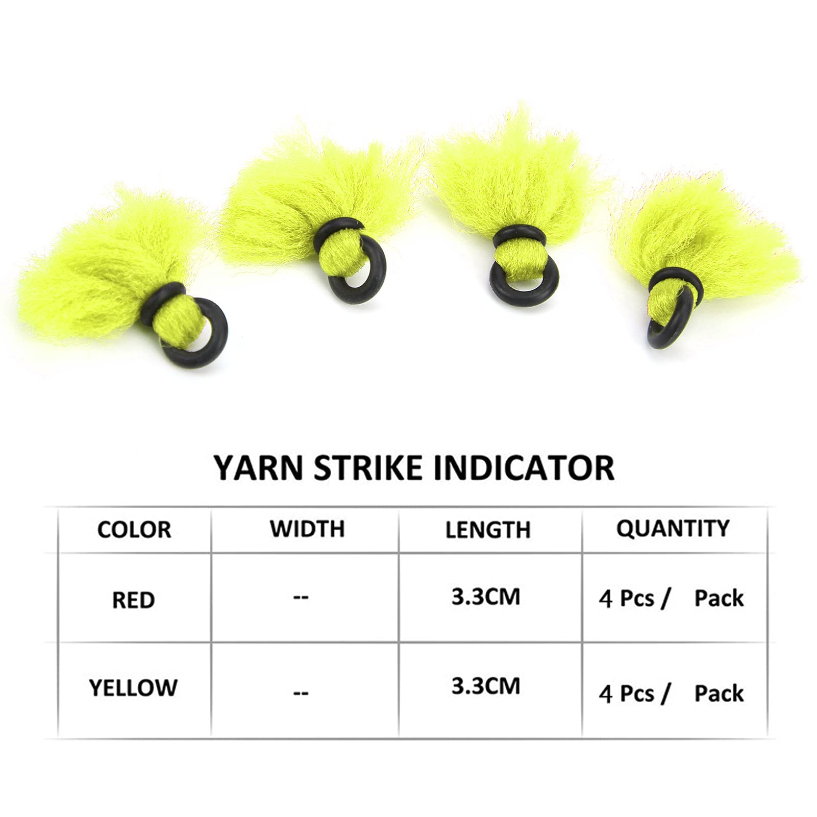 Shanrya fly fishing indicator set aids precise bite detection.
