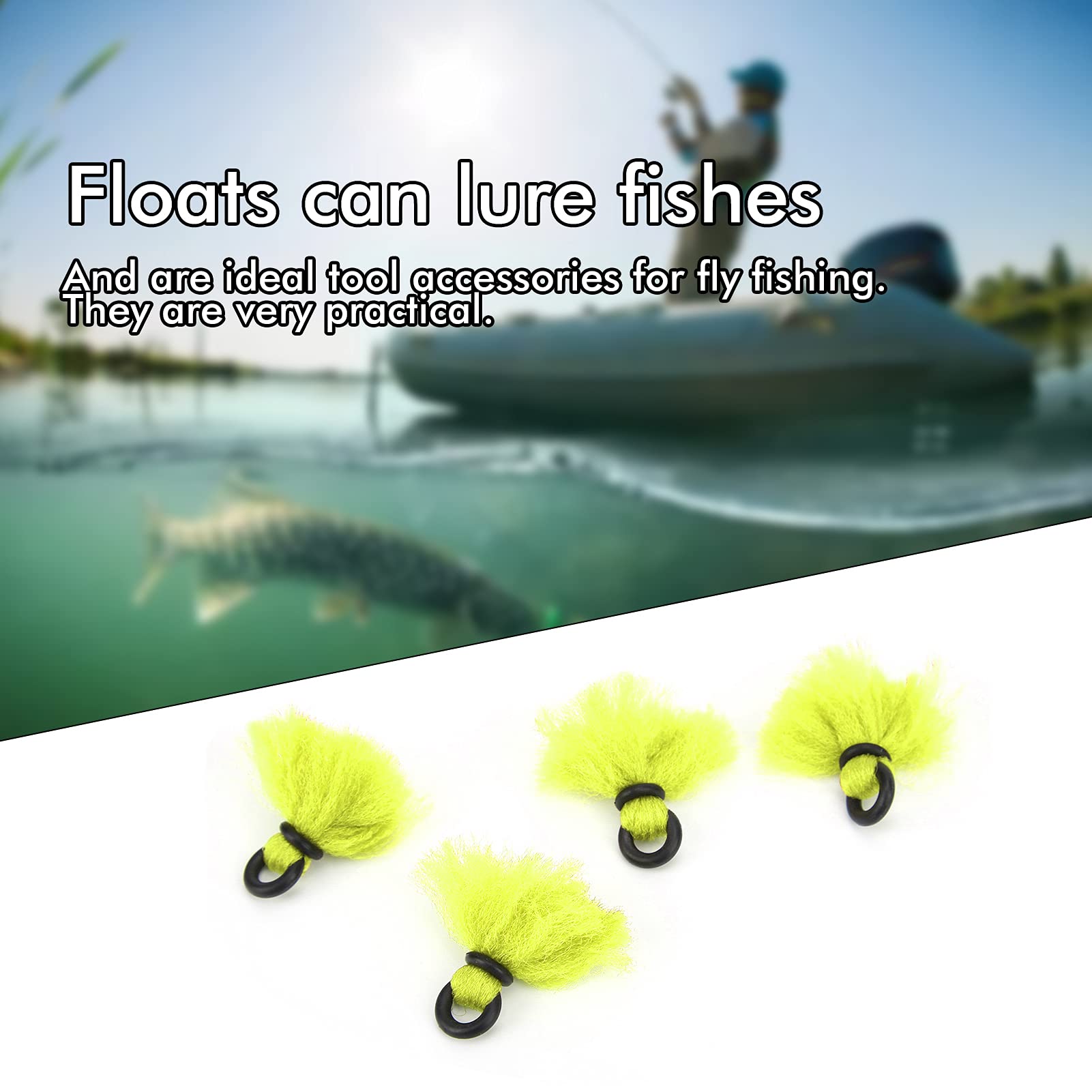Shanrya packaging includes four lightweight floats for on-water sessions.