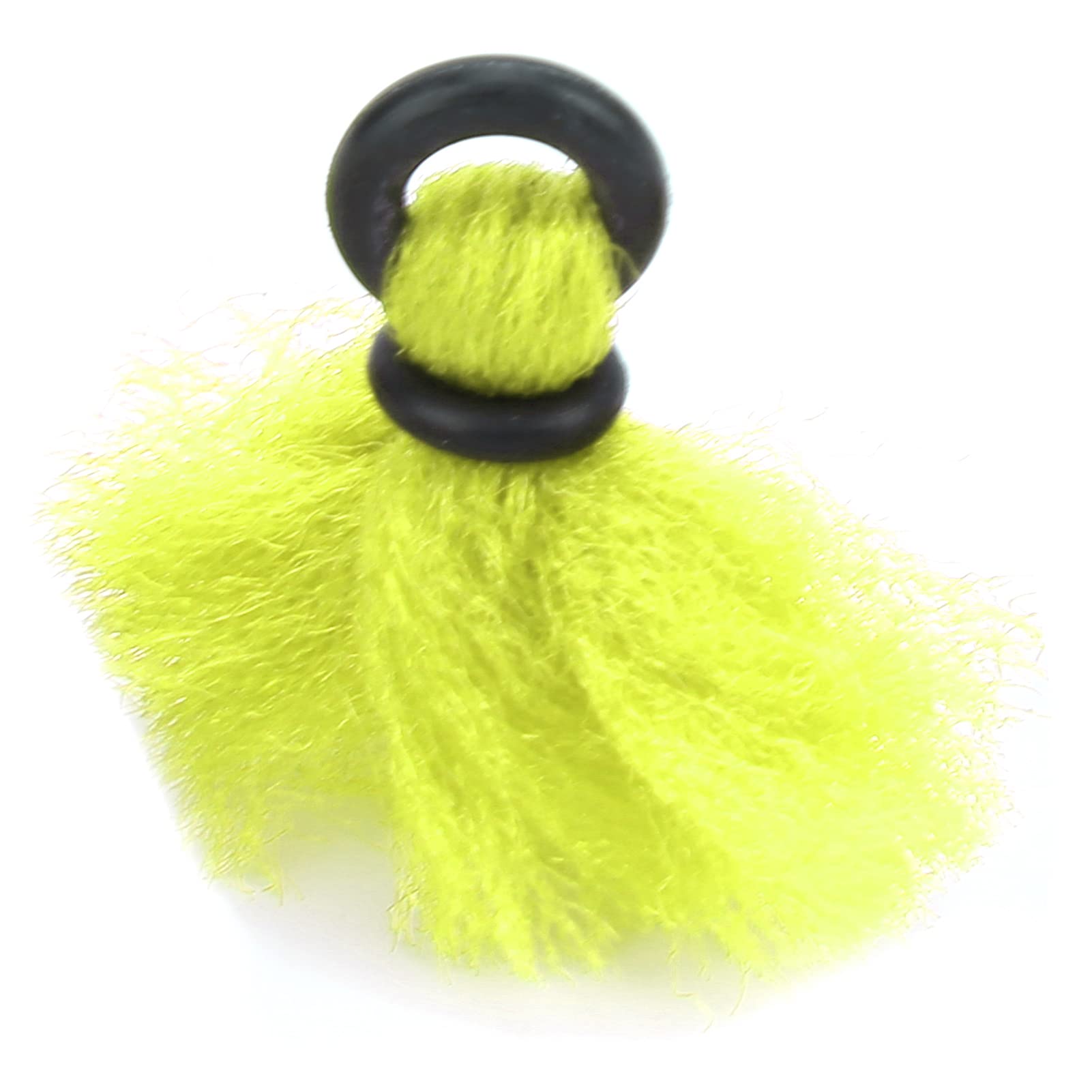 Shanrya yellow fly fishing buoy improves strike detection in fast currents.