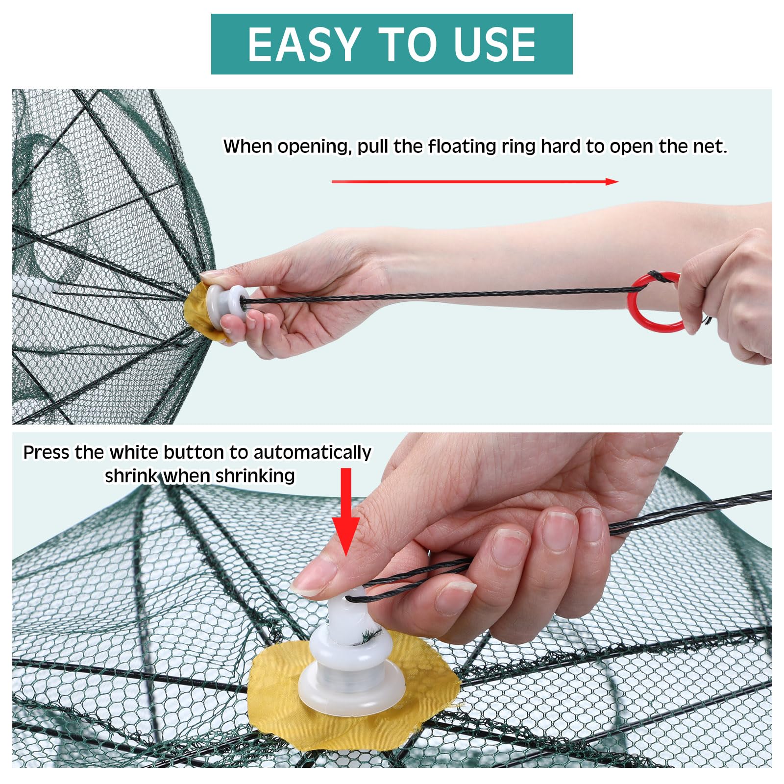 Close-up of nylon rope and frame construction