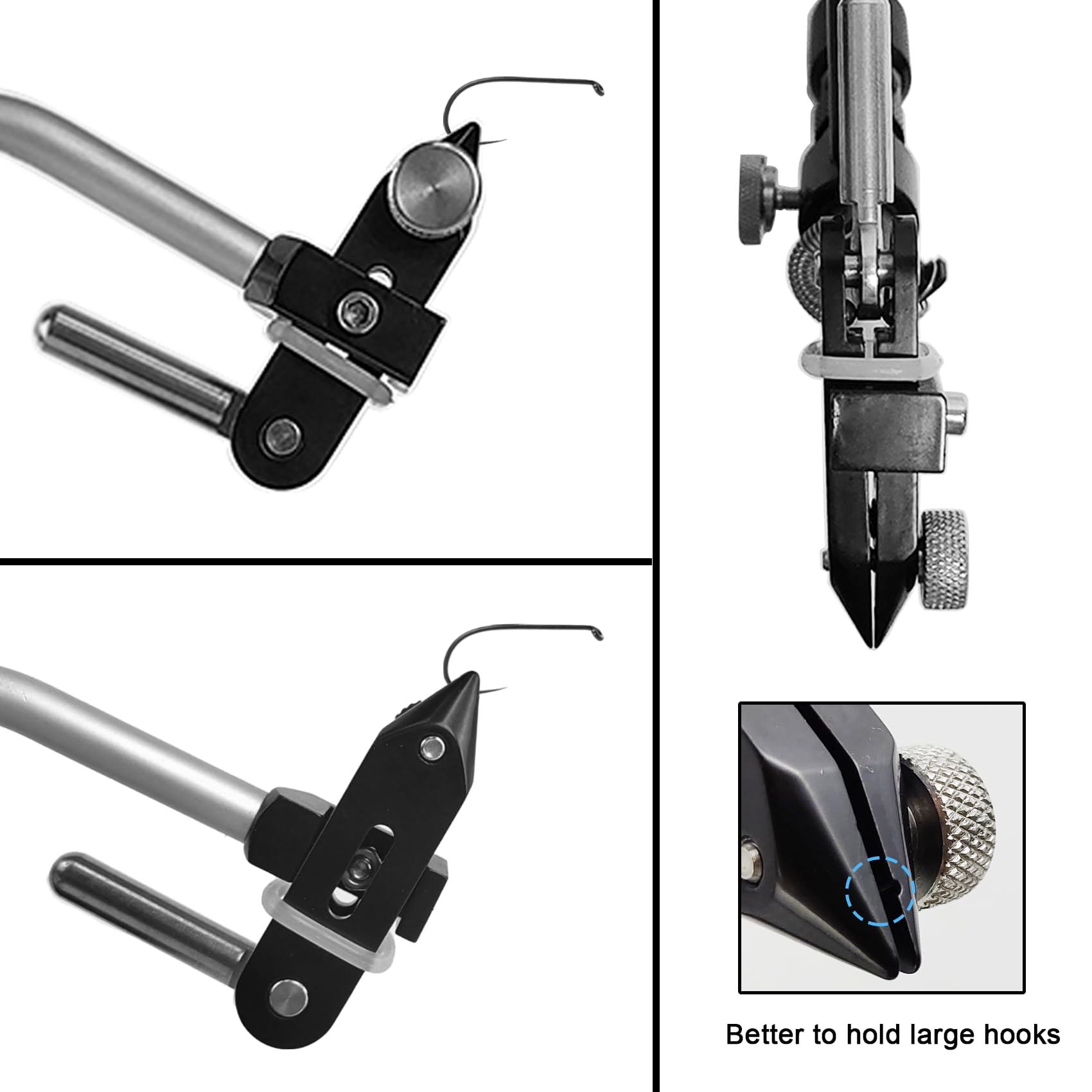 Shark Shooter vise with aluminum arms handle base