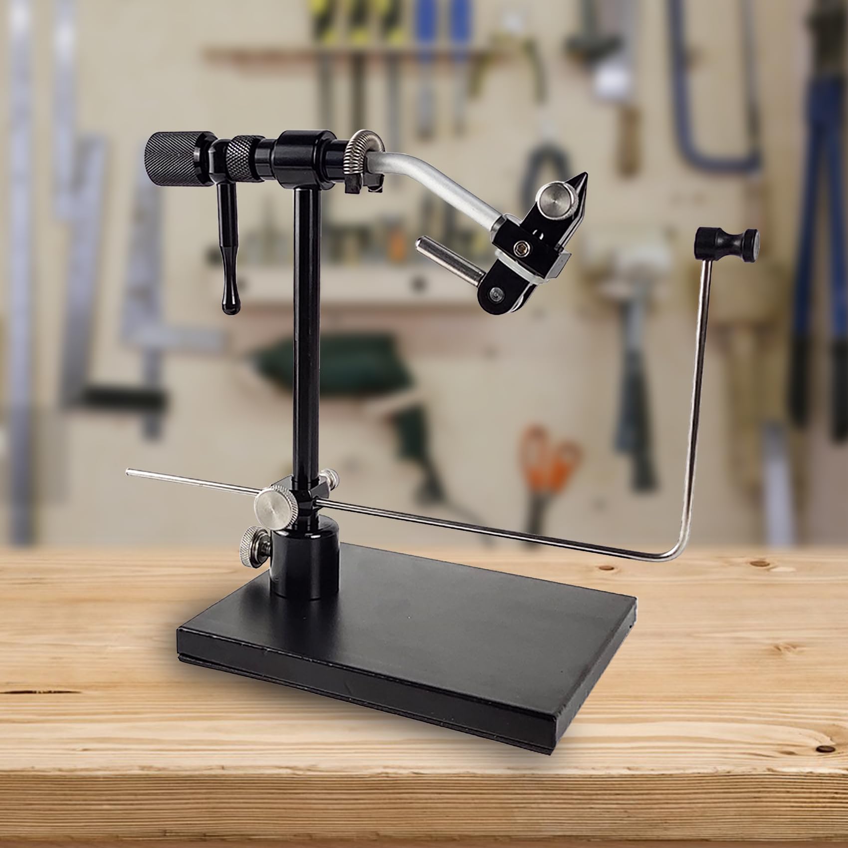 Anti-corrosion hardened steel jaws on Shark Shooter vise
