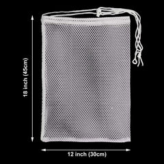 Close-up of 3mm mesh eye on Shark Shooter chum bag