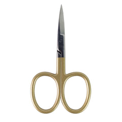 Shark Shooter 4-inch fly tying scissor with gold finish
