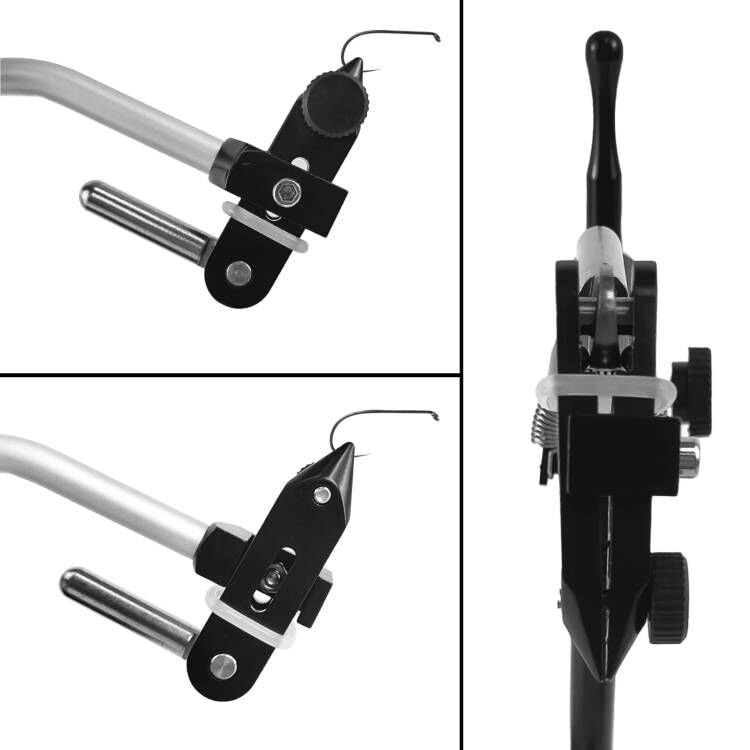 Right handed version of Shark Shooter Madison fly tying vise