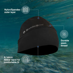 Sharkskin Chillproof Beanie durable water repellent finish sheds water