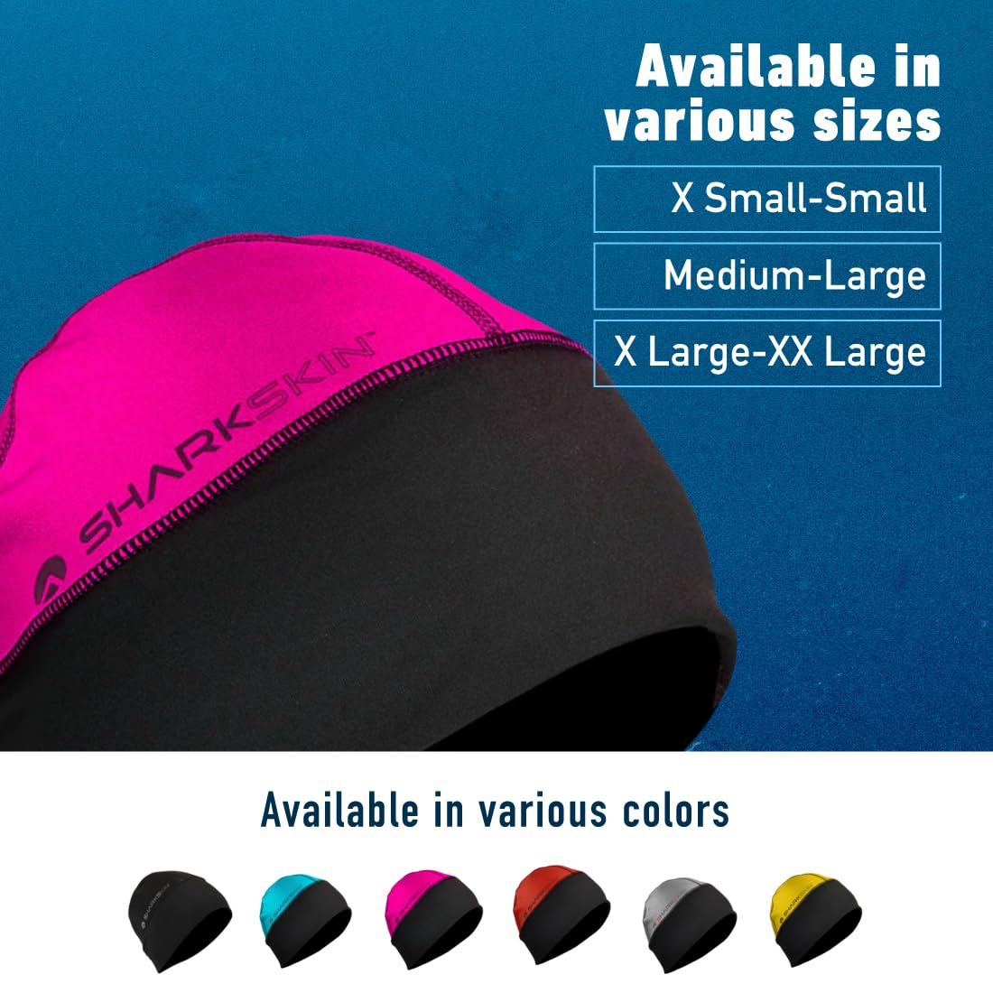 Sharkskin Chillproof Beanie with DWR shell sheds light rain and spray.
