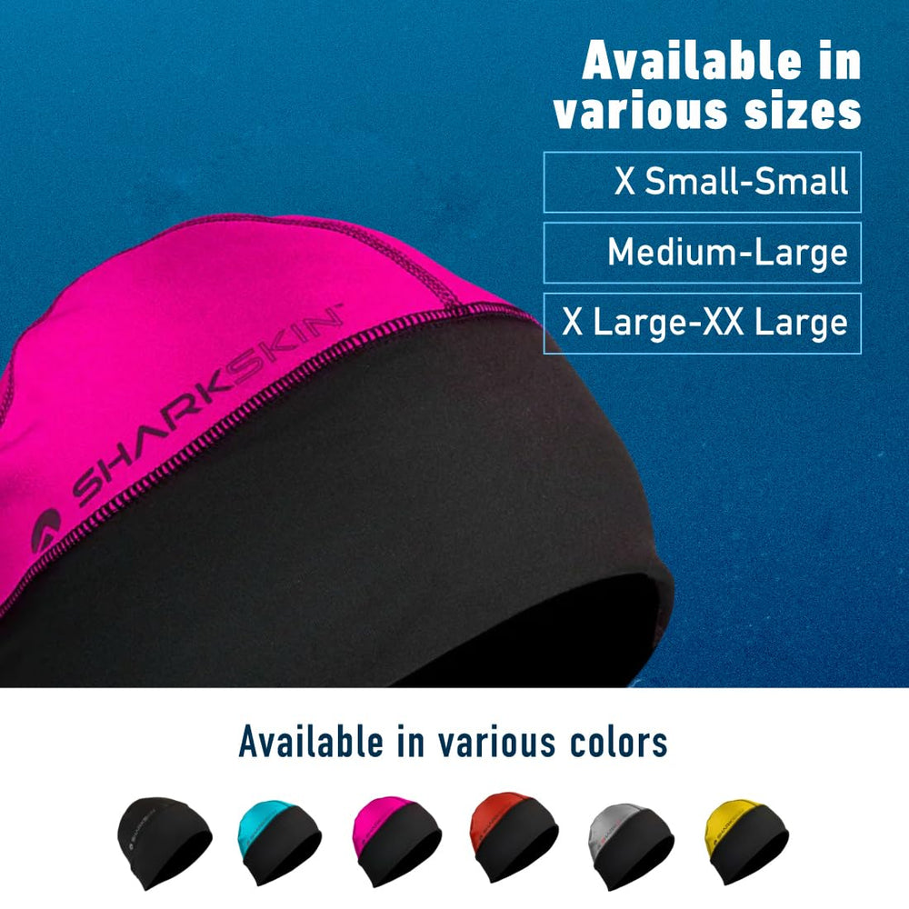 Sharkskin Chillproof Beanie with DWR shell sheds light rain and spray.