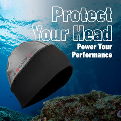 Sharkskin Chillproof Beanie Silver side profile highlights compact, versatile wear.