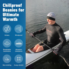 Sharkskin Chillproof Beanie side view highlighting stretch and silhouette.