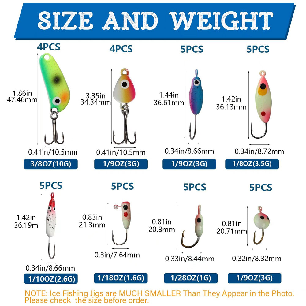 Sharp durable ice fishing hook