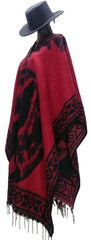 Sharpshooter southwestern hand-woven poncho delivers authentic style for festivals