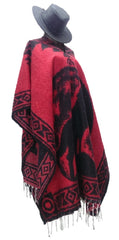 Sharpshooter woven poncho pattern detail highlighting Southwest craftsmanship