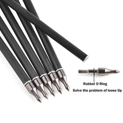 SHARROW 2-inch rubber fletching for stable flight in varied weather