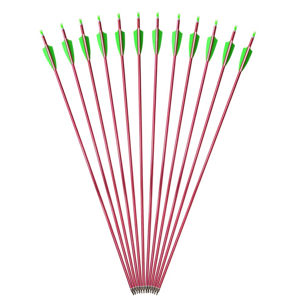 SHARROW 30inch aluminum arrows spine 500 for consistent target practice flight