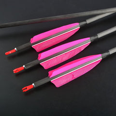 SHARROW 33-inch carbon arrows with removable 100 grain tips for versatile field use