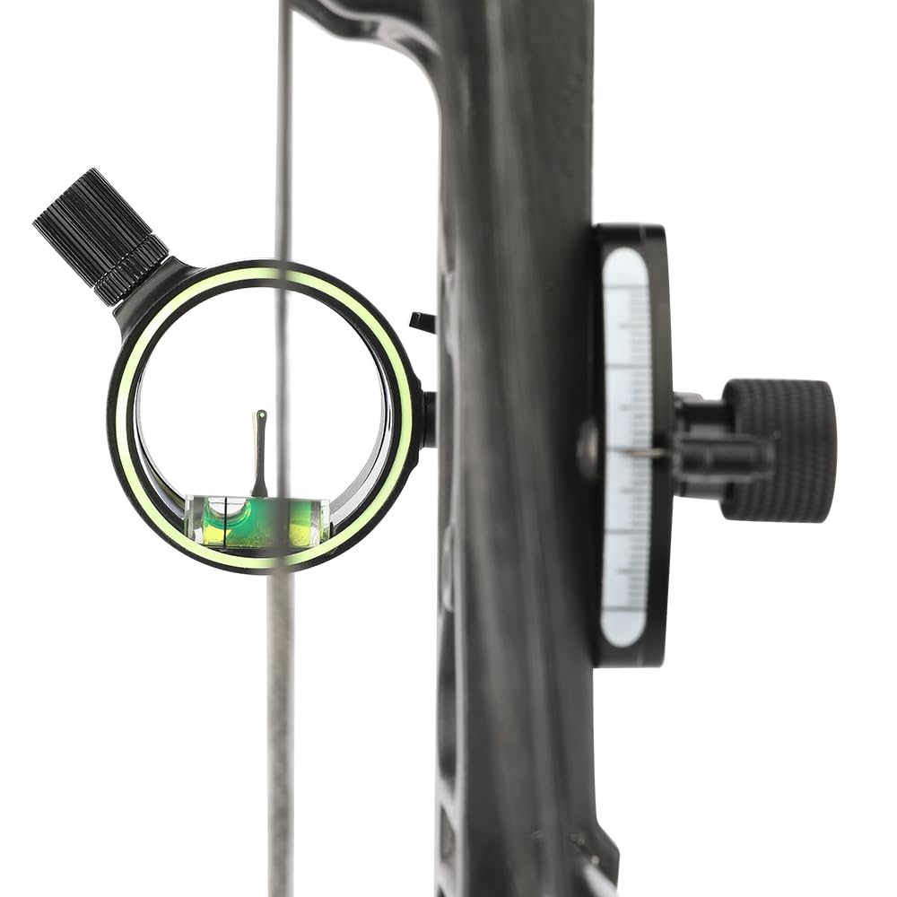 SHARROW bow sight offers 6x and 8x lens options for target clarity