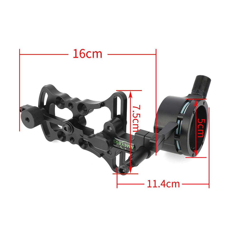 SHARROW bow sight built-in level helps balance for accurate aiming