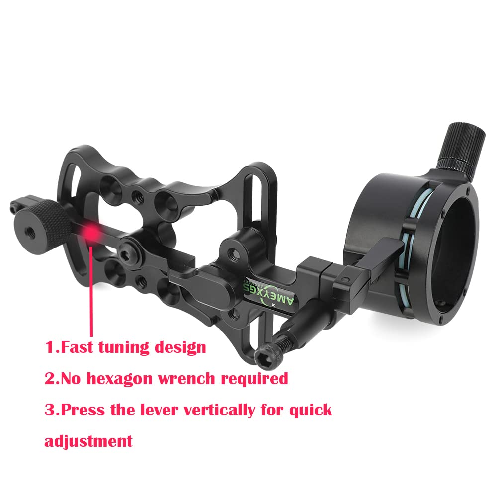 SHARROW bow sight horizontal fine-tune with wrench for precise alignment