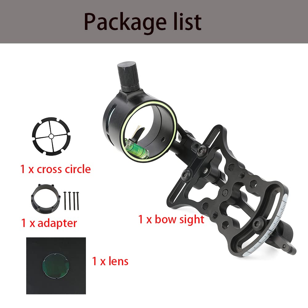 SHARROW tool-free windage and elevation adjustment enables quick setup