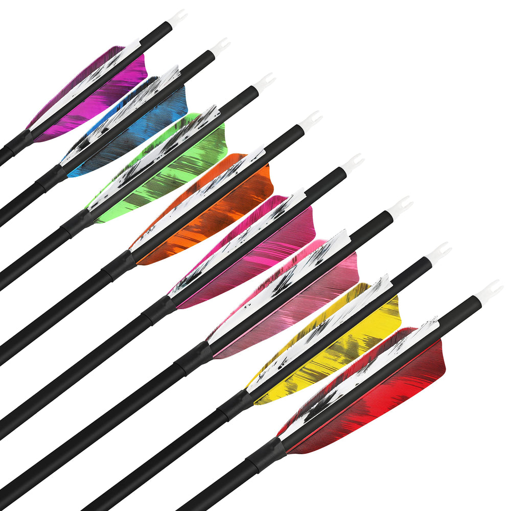 SHARROW arrows in flight visuals help gauge trajectory during practice.