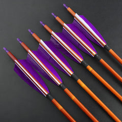 SHARROW arrow shaft close-up showing tight straightness tolerance for precision.