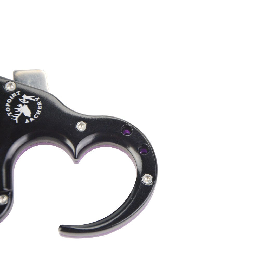 SHARROW bow release aid aluminium alloy body shows durable finish.