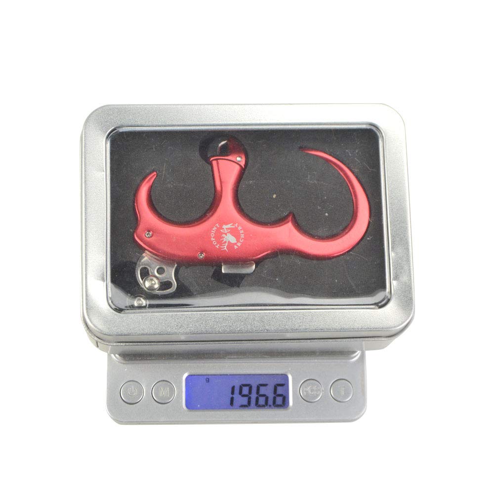 SHARROW bow release in red color for high visibility during practice