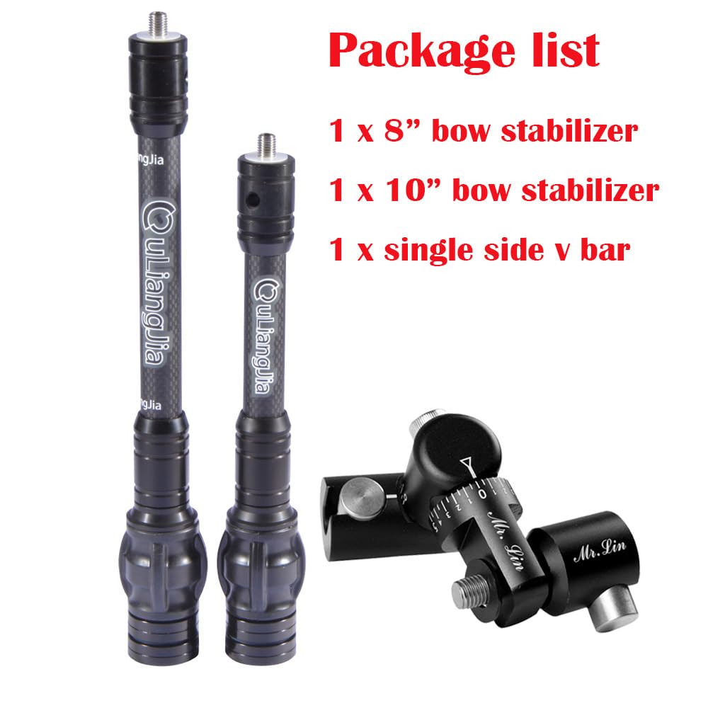 SHARROW stabilizer kit packaging shows complete setup for bows.