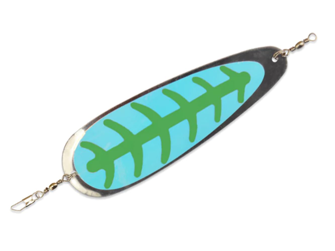 Shasta Tackle sling blade spinner bait during slow retrieves across ponds and streams.
