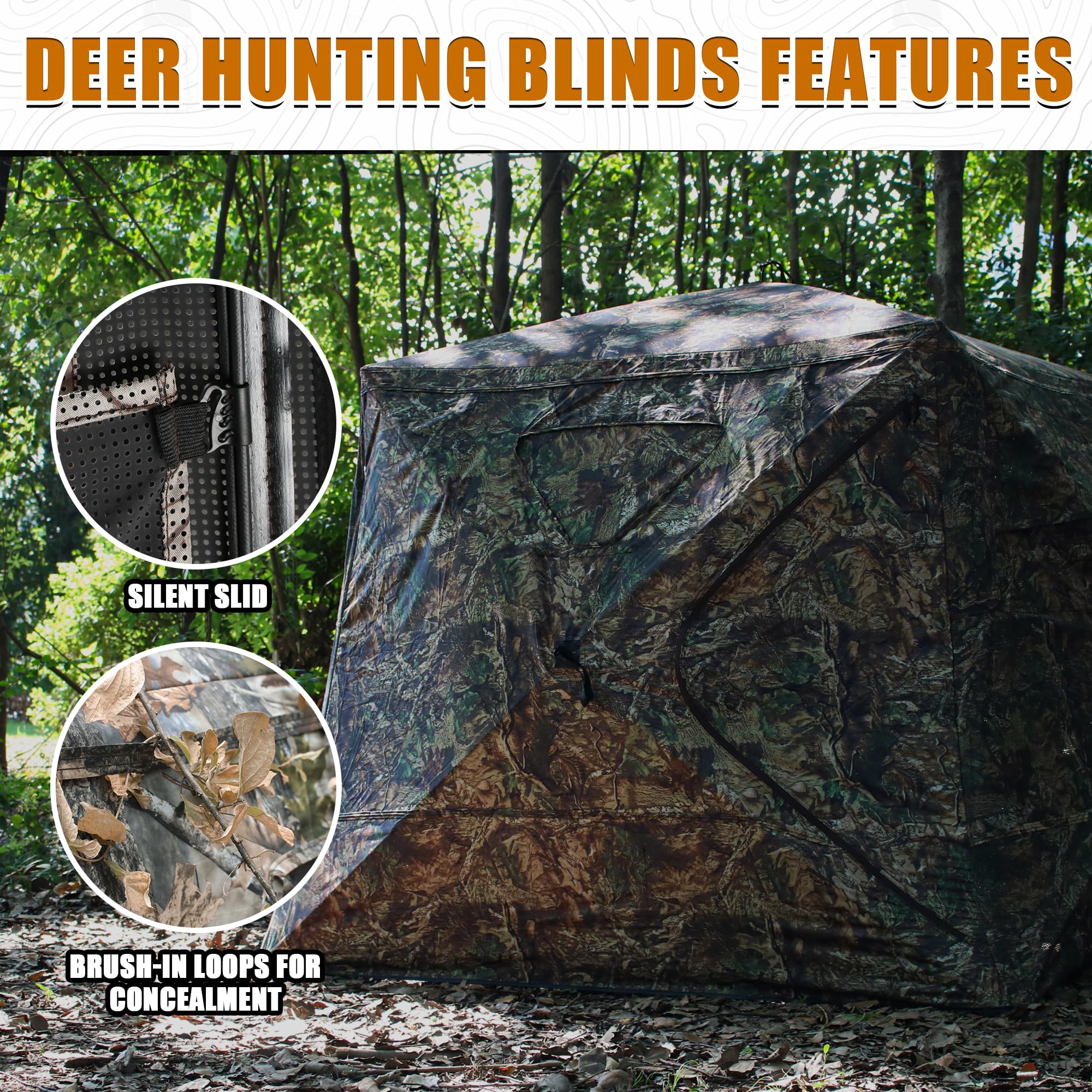 ShedOFF adjustable silent-windows enable quiet openings during hunts.