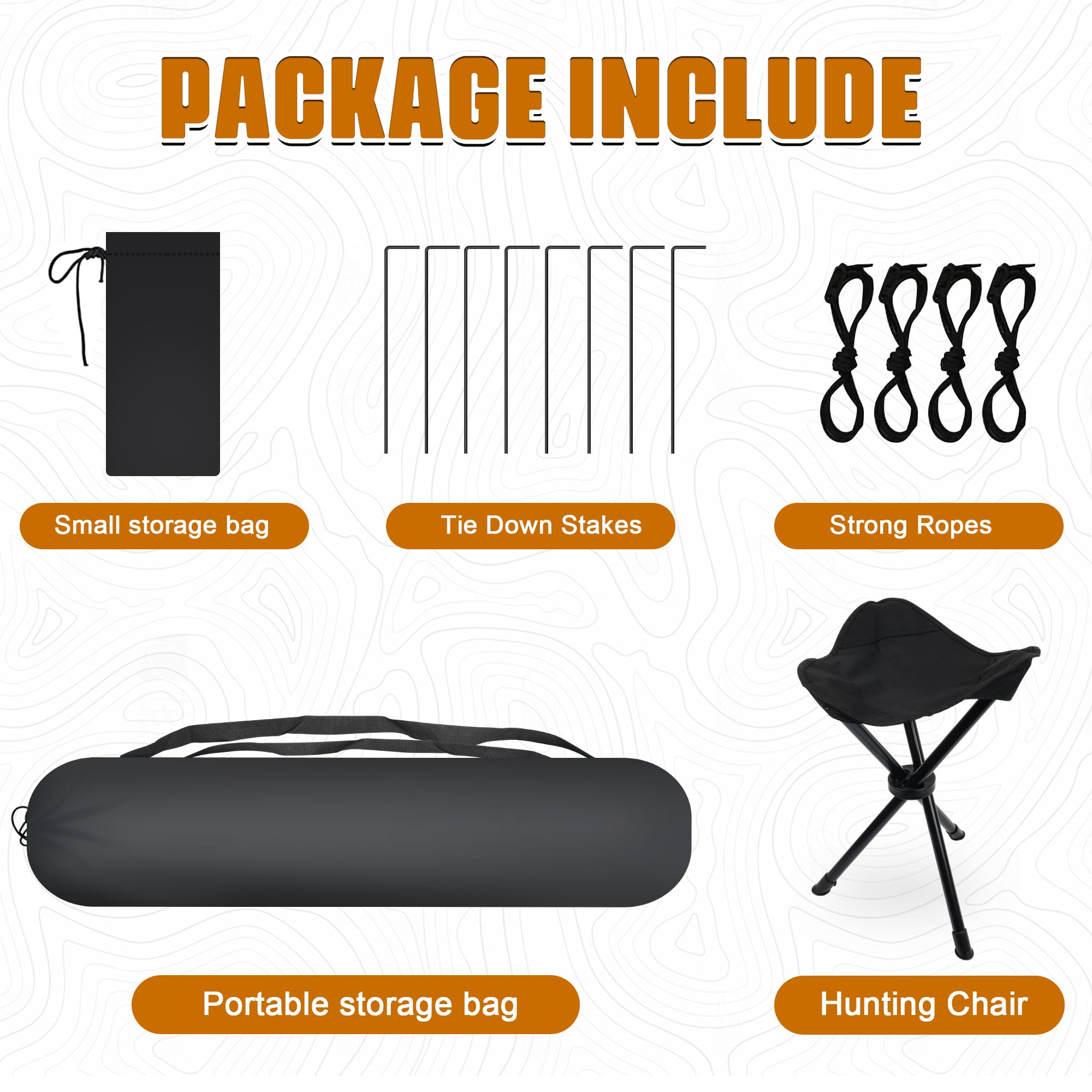 ShedOFF carry bag with tie-downs boosts portability and stability.