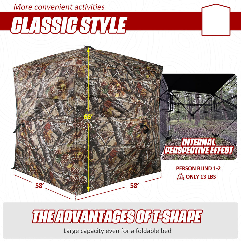 ShedOFF multiple windows offer 360-degree visibility for adaptive positioning.