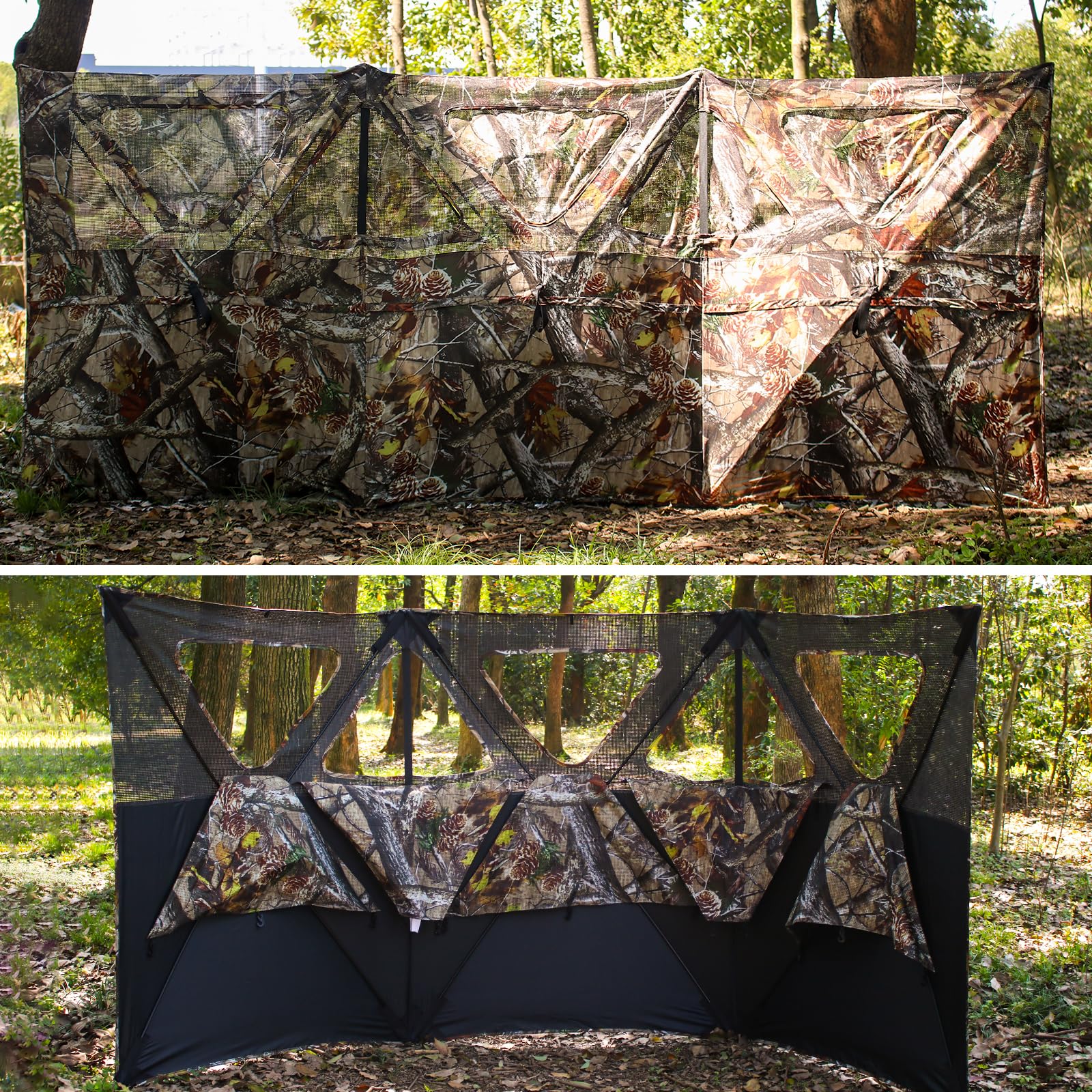 ShedOFF See Through 3-Panel blind setup folding for quick field deployment