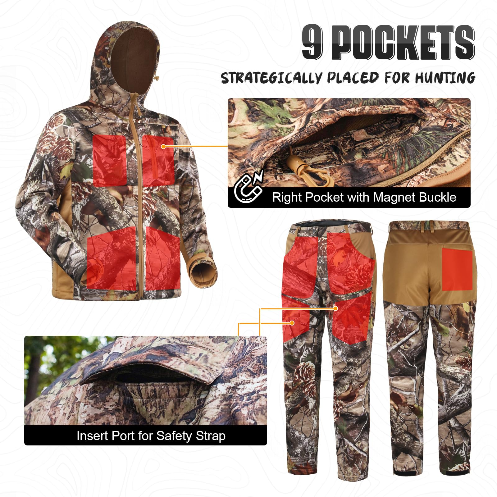 ShedOFF water-resistant fabric keeps you dry in light rain