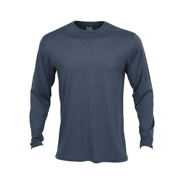 SHEEP RUN merino base layer denim-front—durable, breathable everyday wear for outdoor adventures.