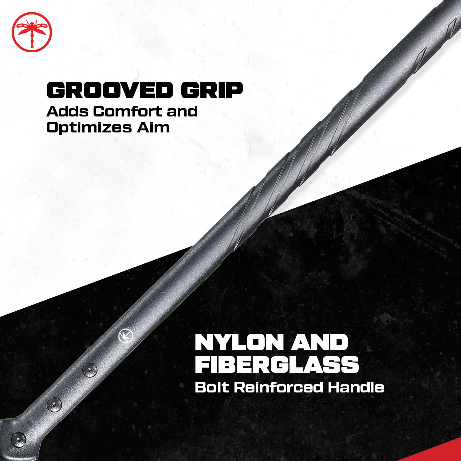 44-inch overall length of the tactical spear