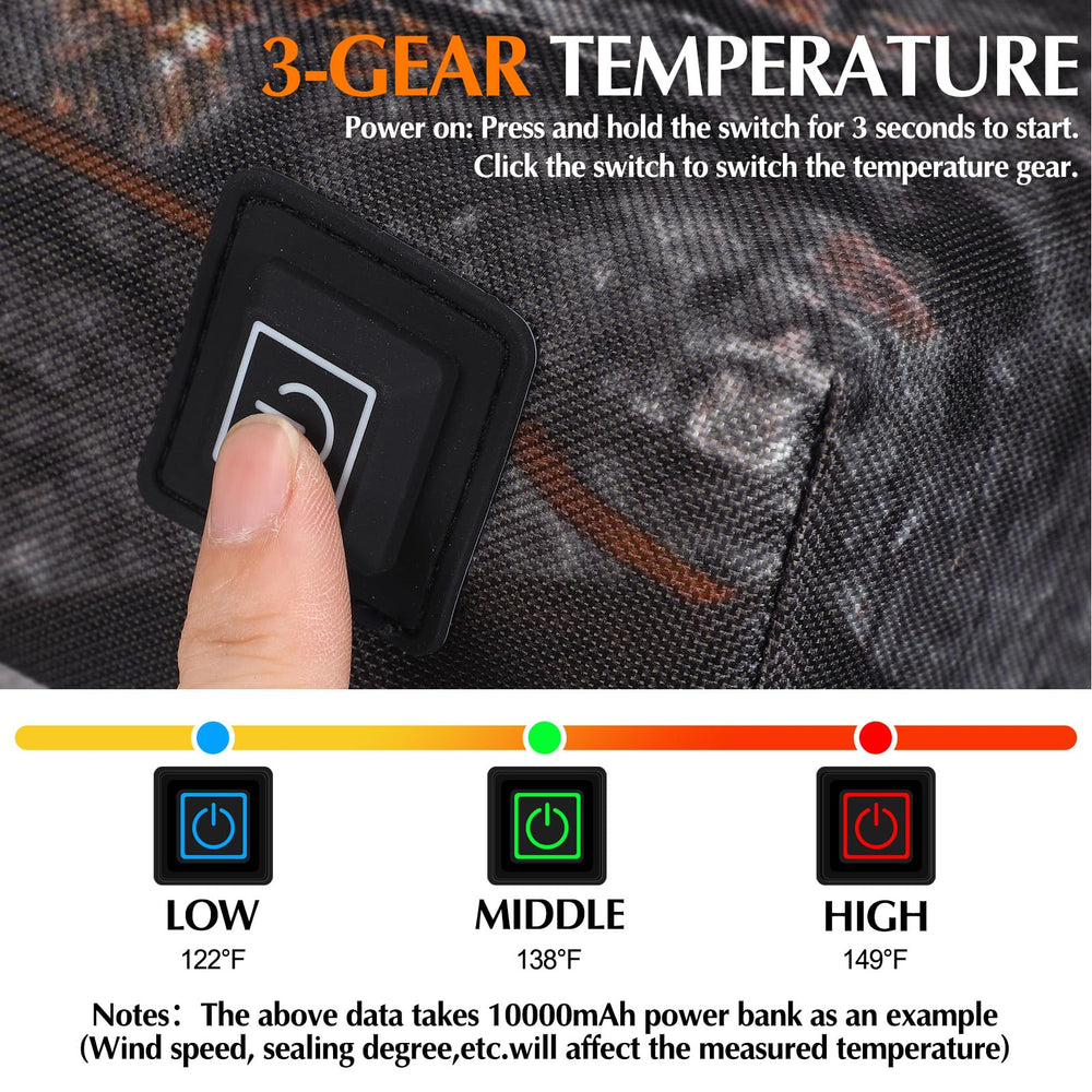 Shellwei heated cushion three modes for versatile warmth during dawn hunts.
