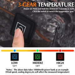Shellwei heated cushion three modes for versatile warmth during dawn hunts.