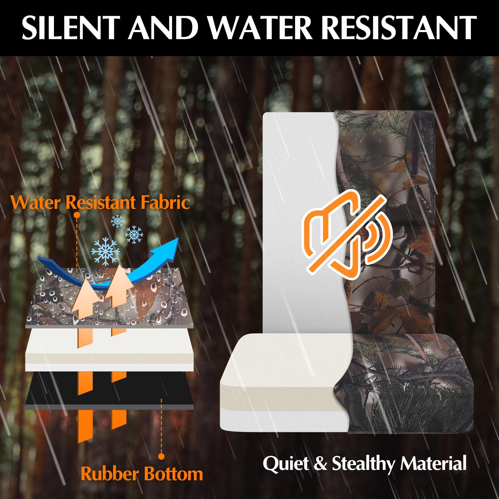 Shellwei side pockets keep essentials within reach while hunting.