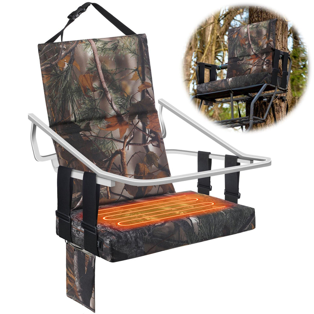 Shellwei waterproof tree stand seat cushion for quiet, comfortable hunting on rugged terrains.