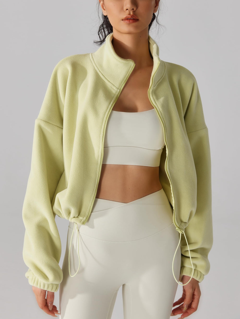SHELOOKS polar fleece fabric delivers cozy warmth without bulk for chilly days